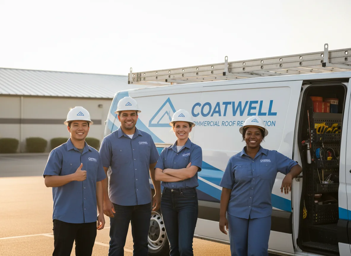 Commercial roof coating company in Alleghany, CA